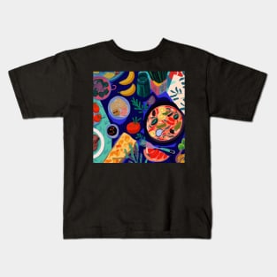 Lunch with friends Kids T-Shirt